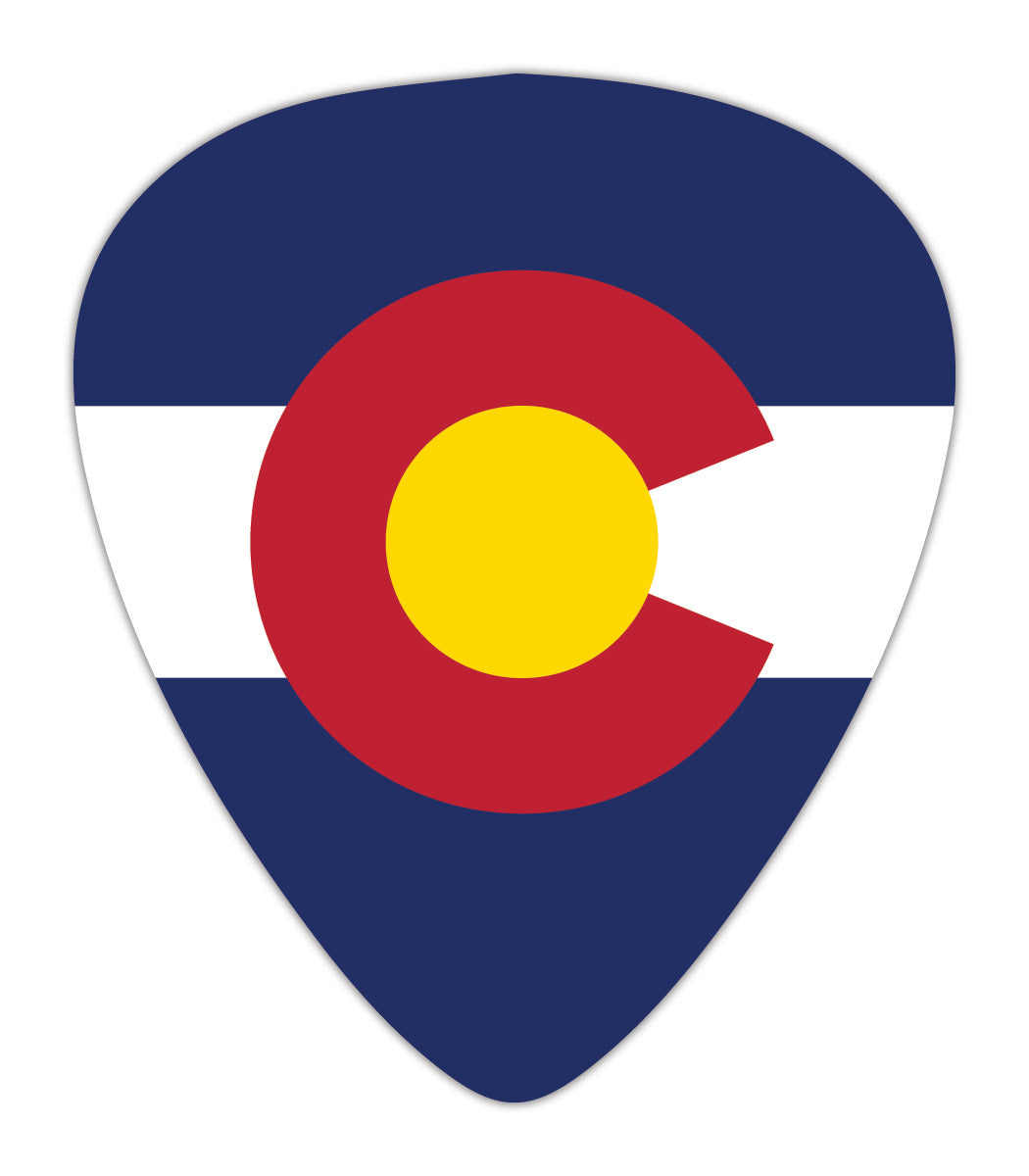 Colorado Flag Guitar Pick