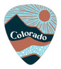 Layered Mountains Guitar Pick
