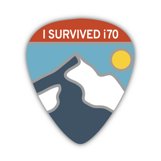 I Survived i70 Guitar Pick