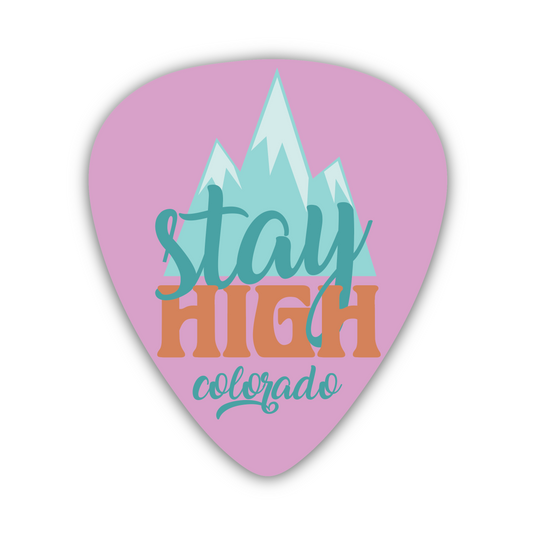 Stay High Guitar Pick