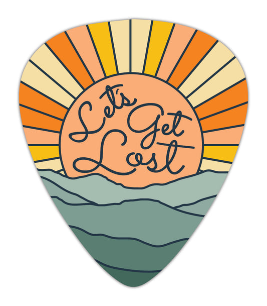 Let's Get Lost Guitar Pick
