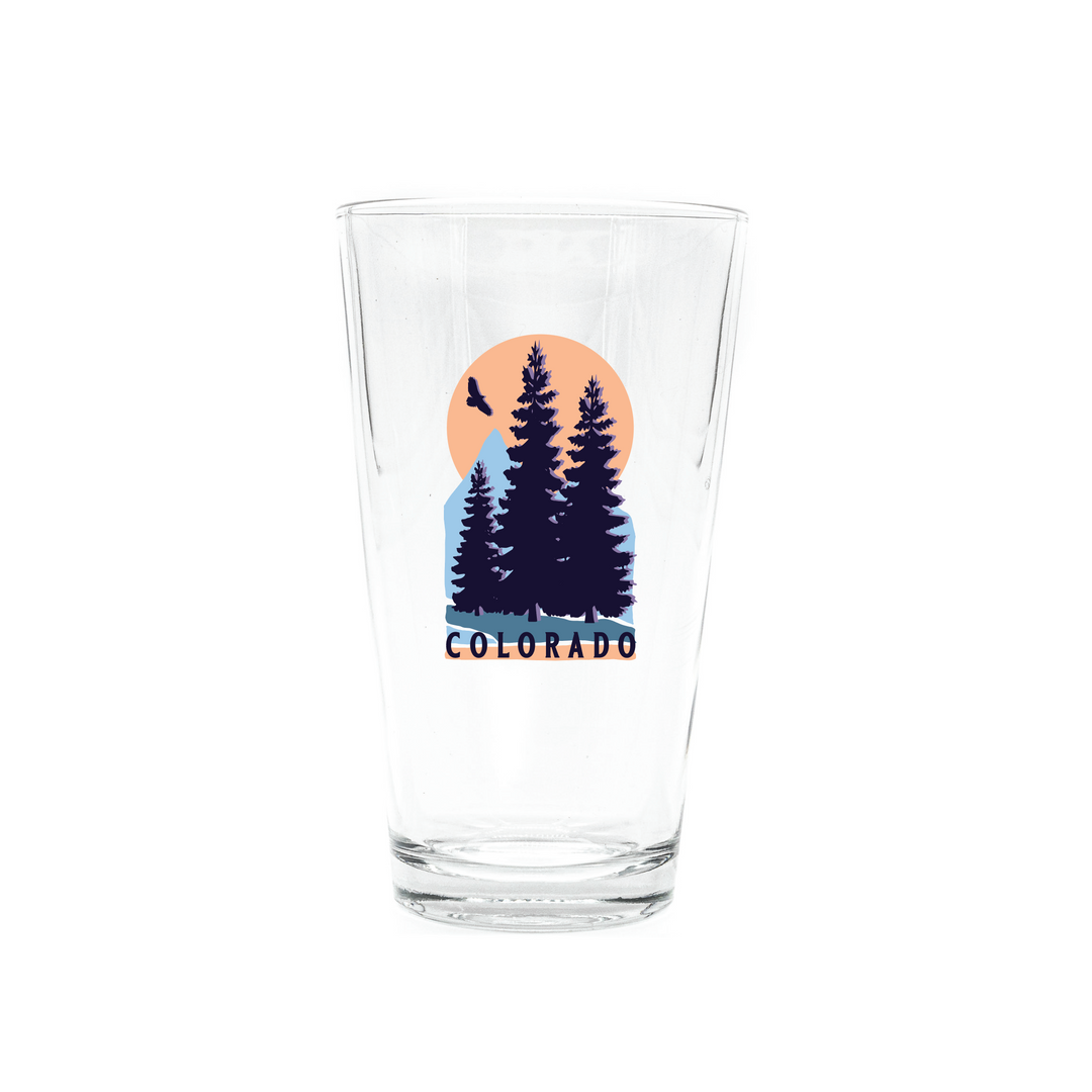 Colorado Wilderness Pint Glass