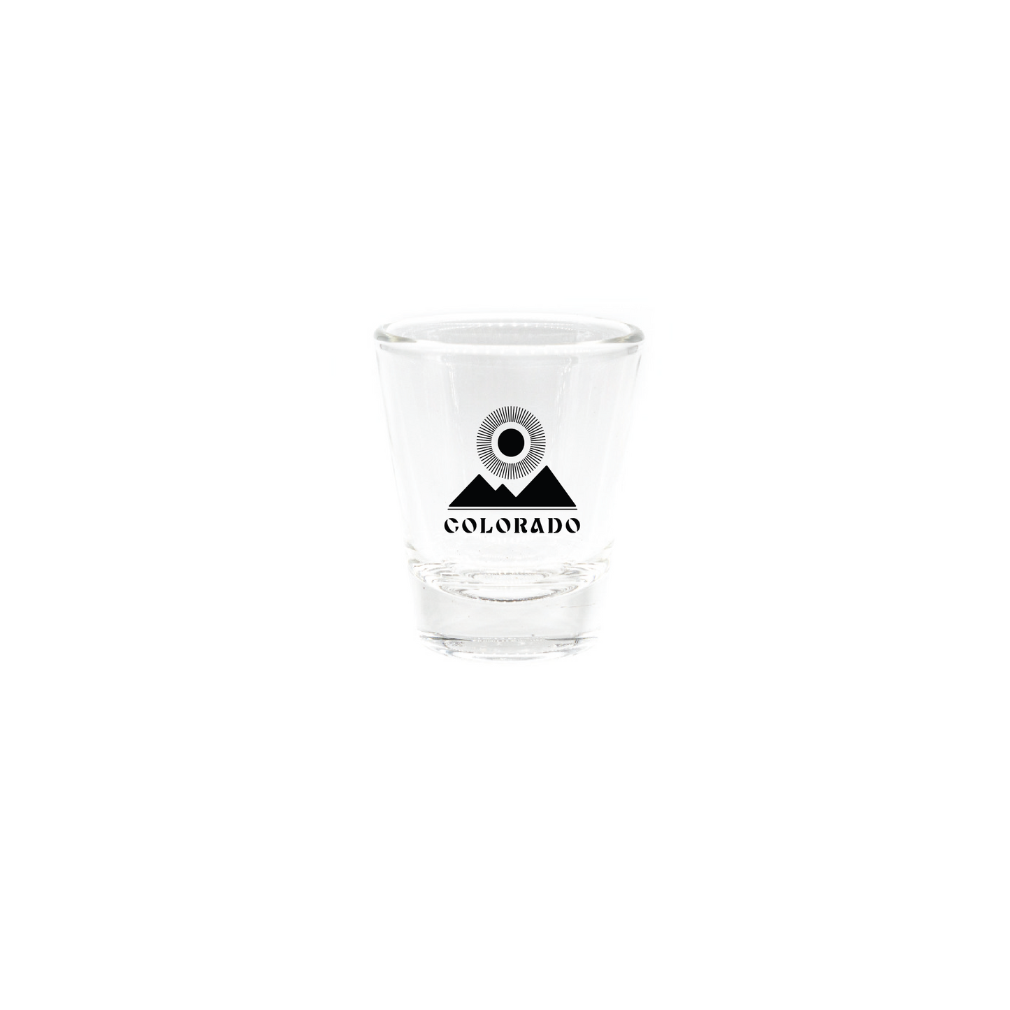 Colorado Moon Clear Shot Glass