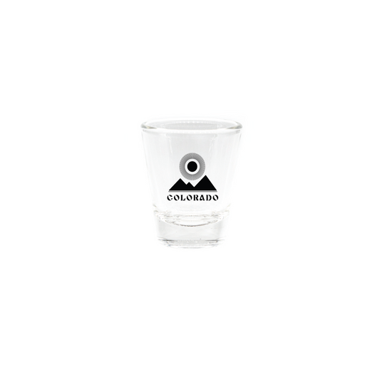 Colorado Moon Clear Shot Glass