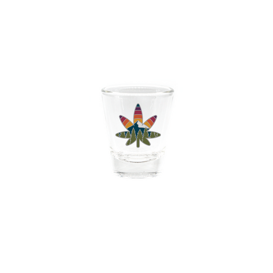 MJ Mountain Clear Shot Glass