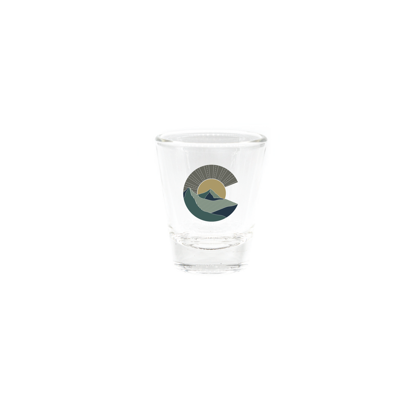 Colorado C Clear Shot Glass