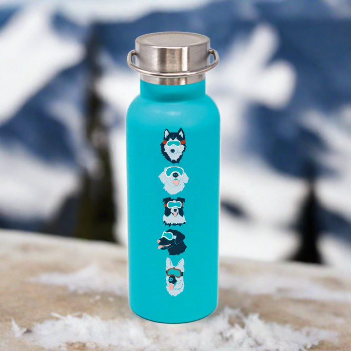 Snow Dogs Water Bottle
