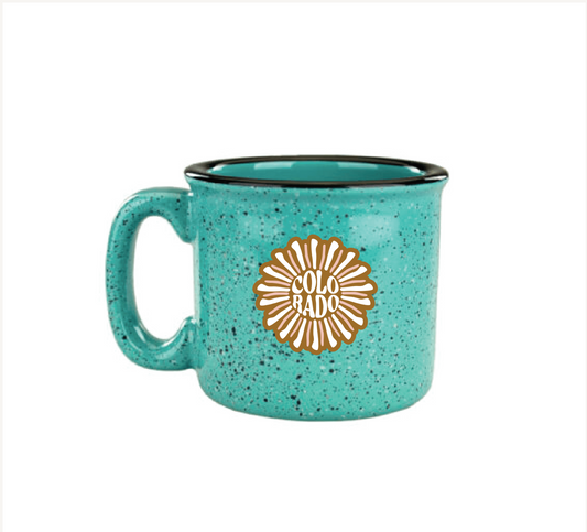 Colorado Daisy Novelty Campfire Mug