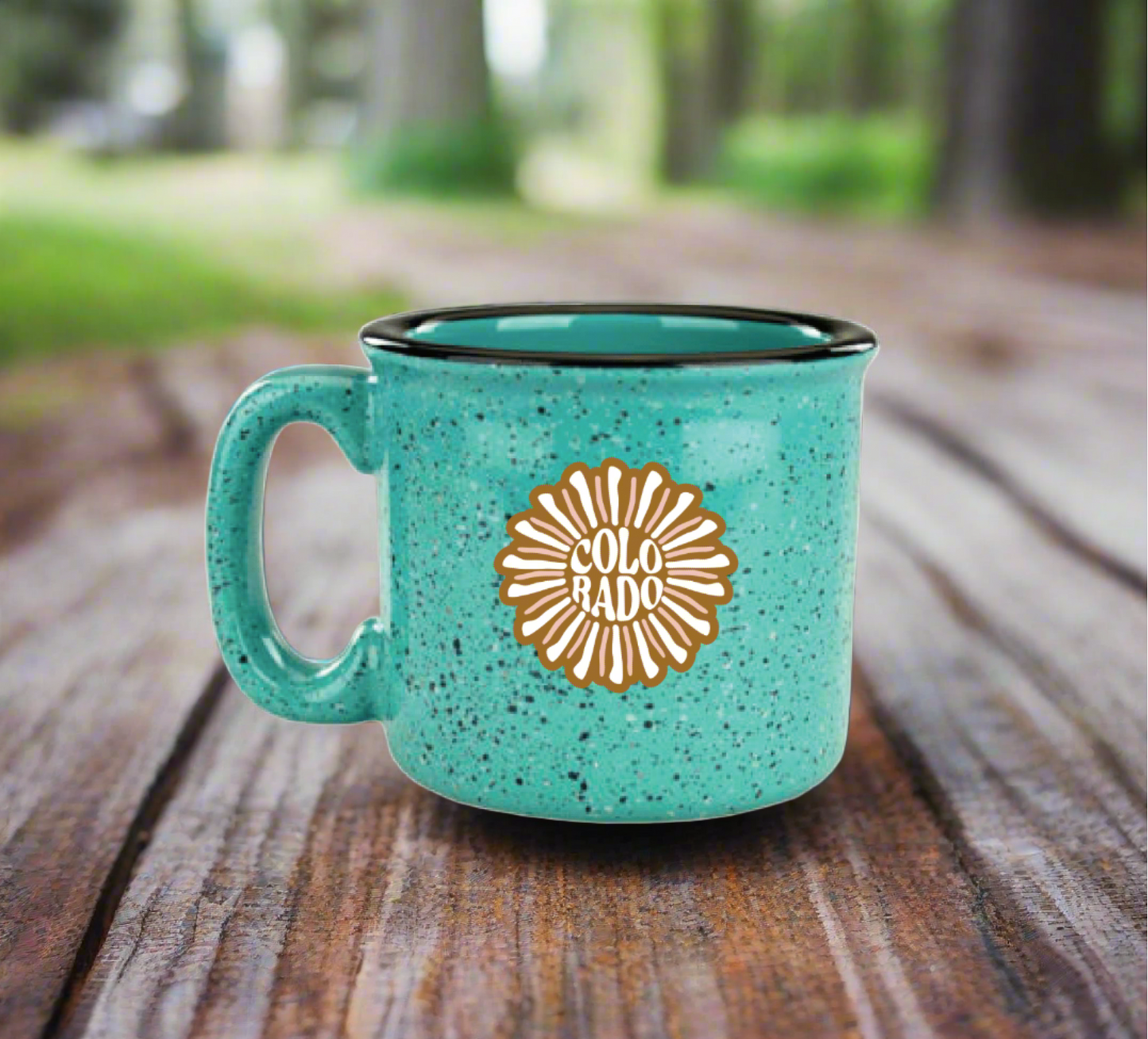 Colorado Daisy Novelty Campfire Mug