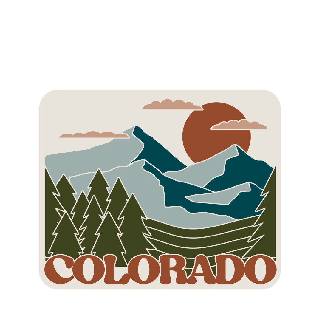 Colorado Scenery Sticker