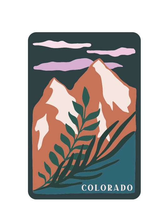 Two Peaks Sticker