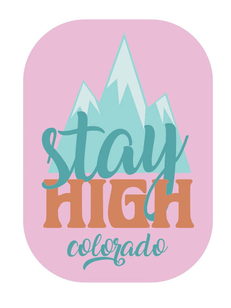 Stay High Pastel Sticker