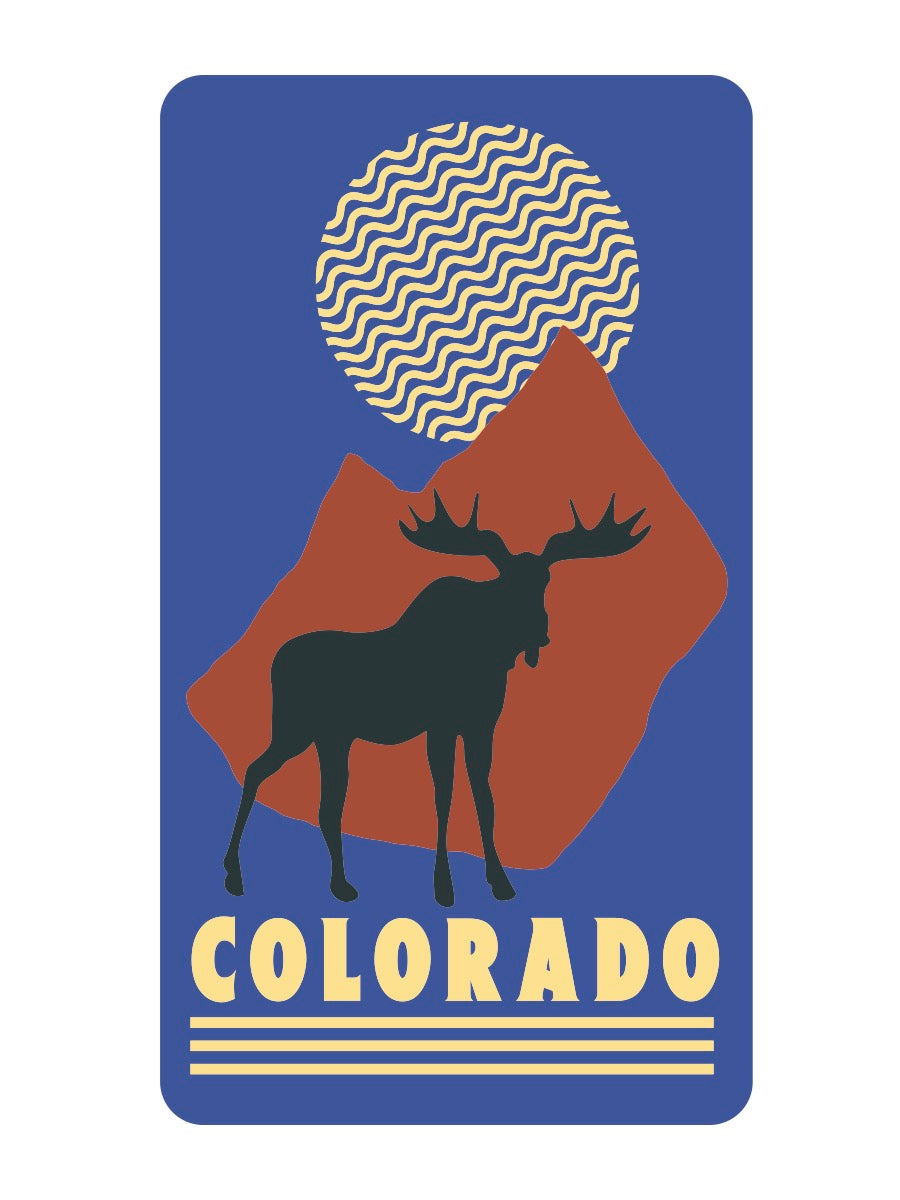 Iconic Moose 2 Sticker