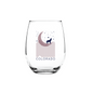 Moon Wolf Tall Stemless Wine Glass