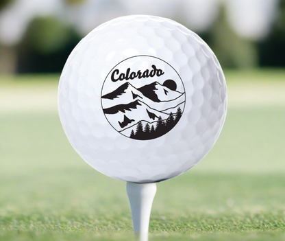 Colorado Landscape Novelty Golf Ball