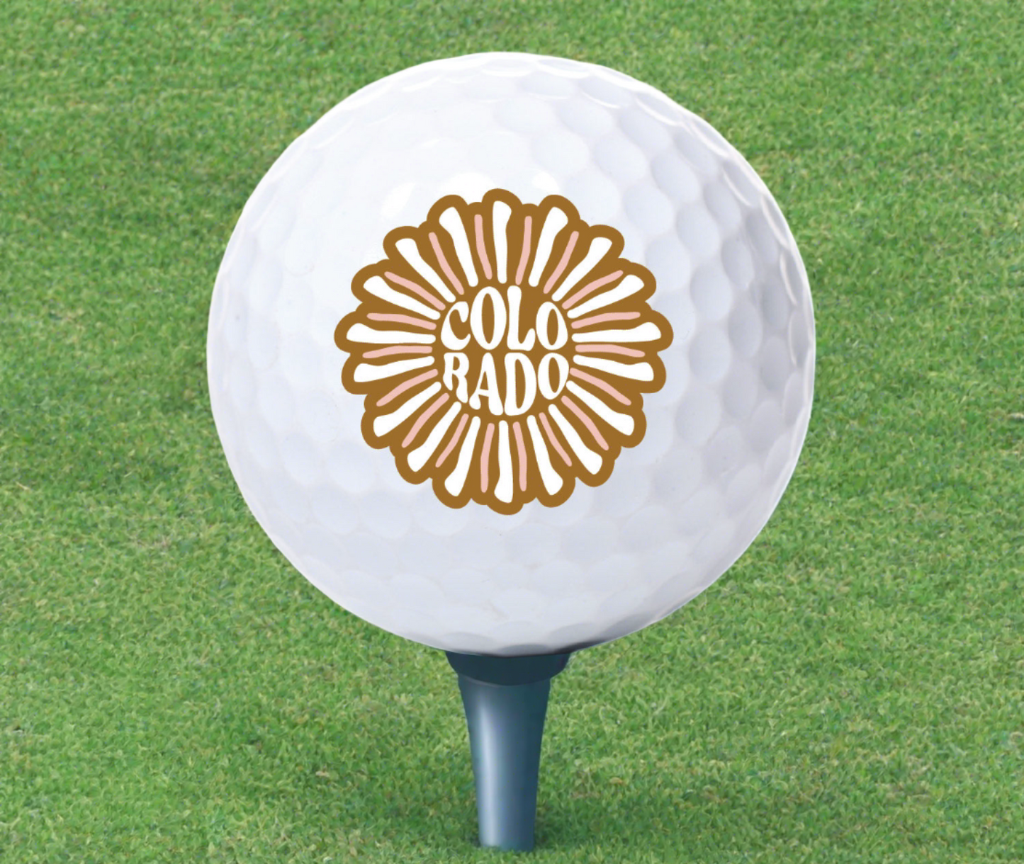 Colorado Daisy Novelty Golf Ball