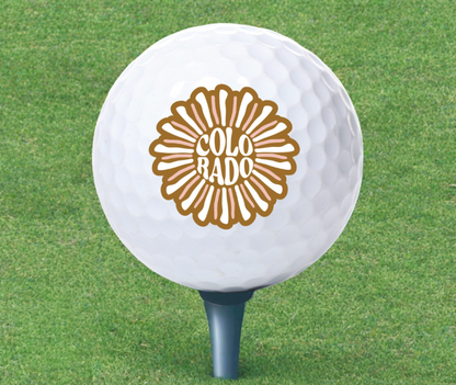Colorado Daisy Novelty Golf Ball