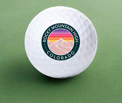 Rocky Mountain High Novelty Golf Ball