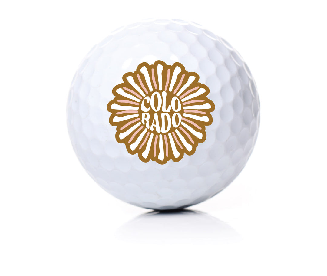 Colorado Daisy Novelty Golf Ball