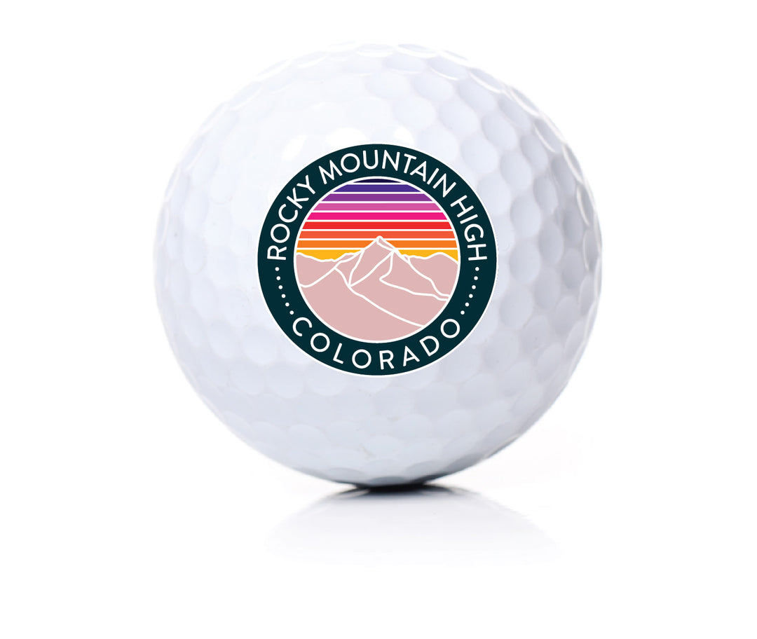 Rocky Mountain High Novelty Golf Ball
