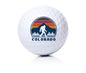 Sunset Sasquatch Novelty Golf Ball