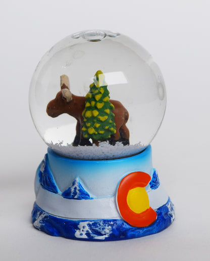 Moose Small Snow Globe