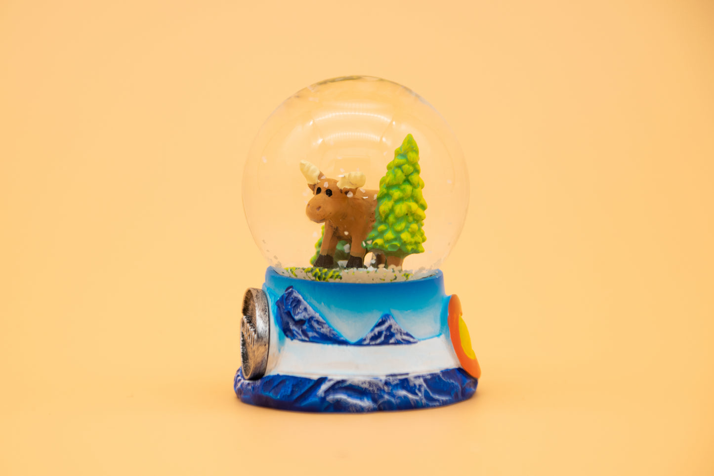 Moose Small Snow Globe