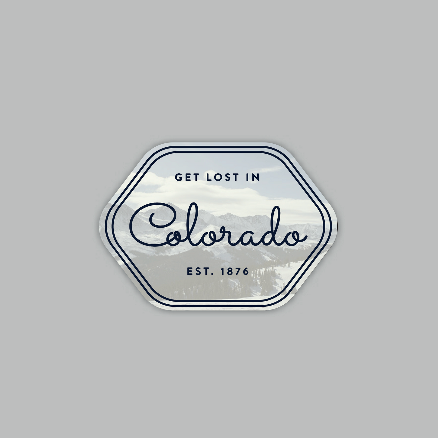 Get Lost in Colorado Sticker