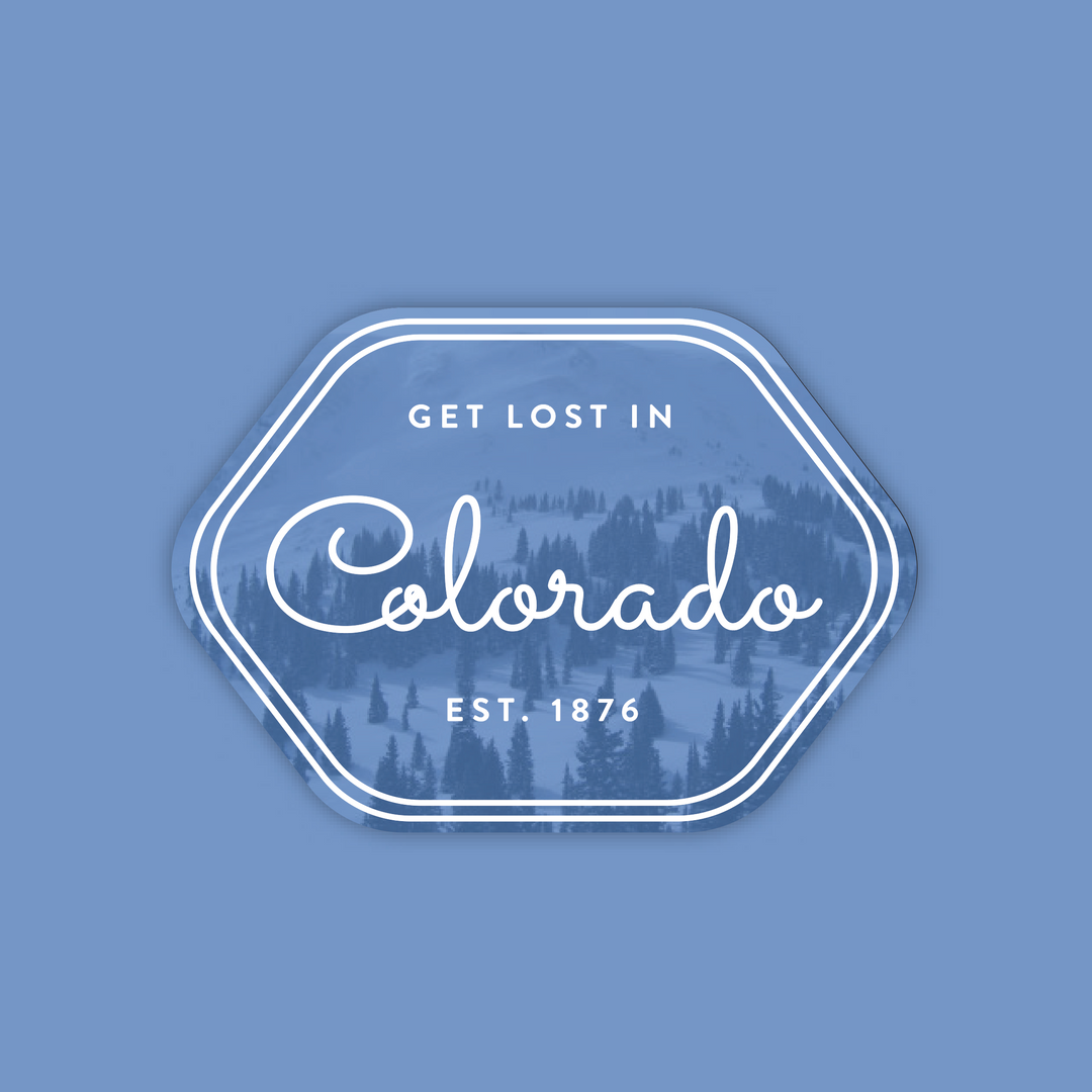 Get Lost in Colorado Sticker