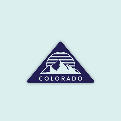 Colorado Triangle Mountain Sticker