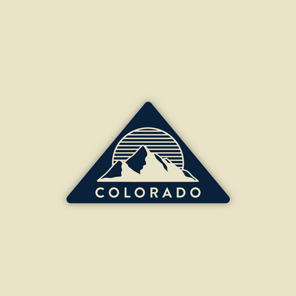 Colorado Triangle Mountain Sticker