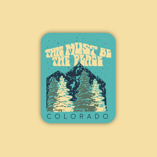 This Must Be The Place Mini Sticker