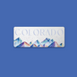 Watercolor Mountains Mini Sticker