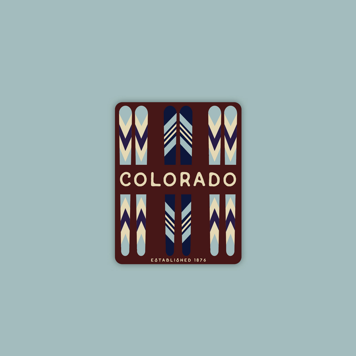 Colorado Vintage Skis Sticker