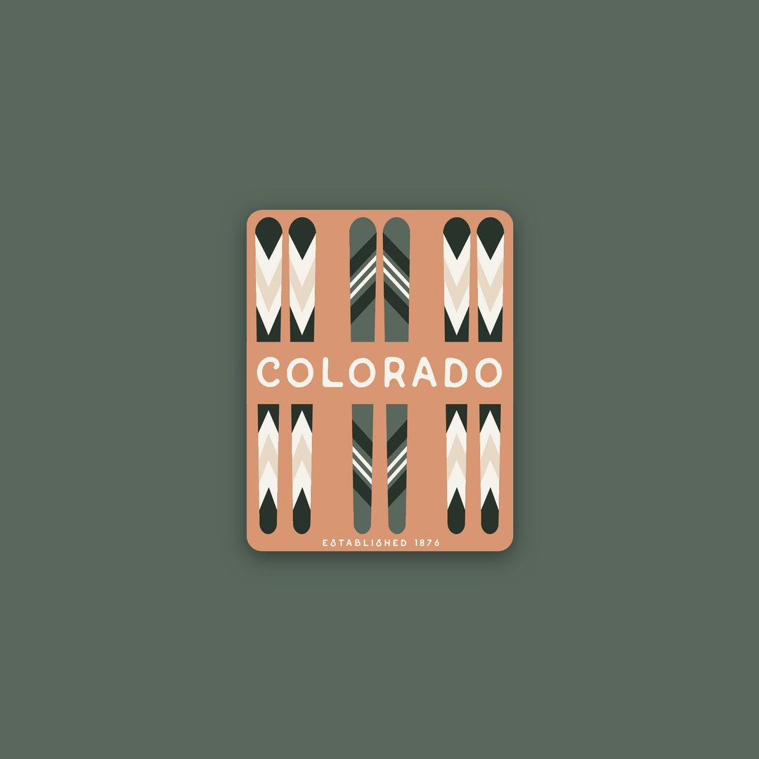 Colorado Vintage Skis Sticker