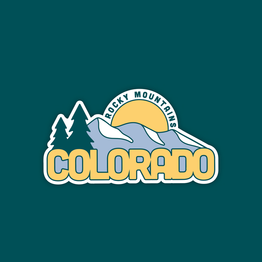 Colorado Rocky Mountains Sticker