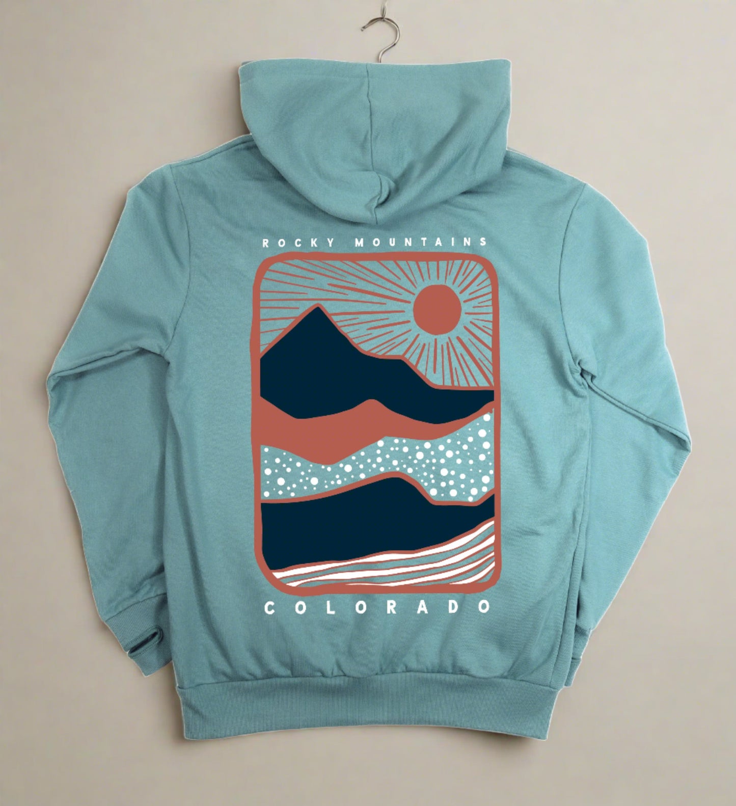 Colorado Landscape Cowl Neck Hoodie