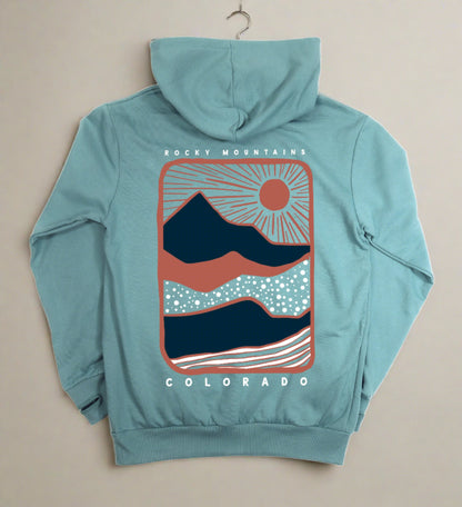 Colorado Landscape Cowl Neck Hoodie