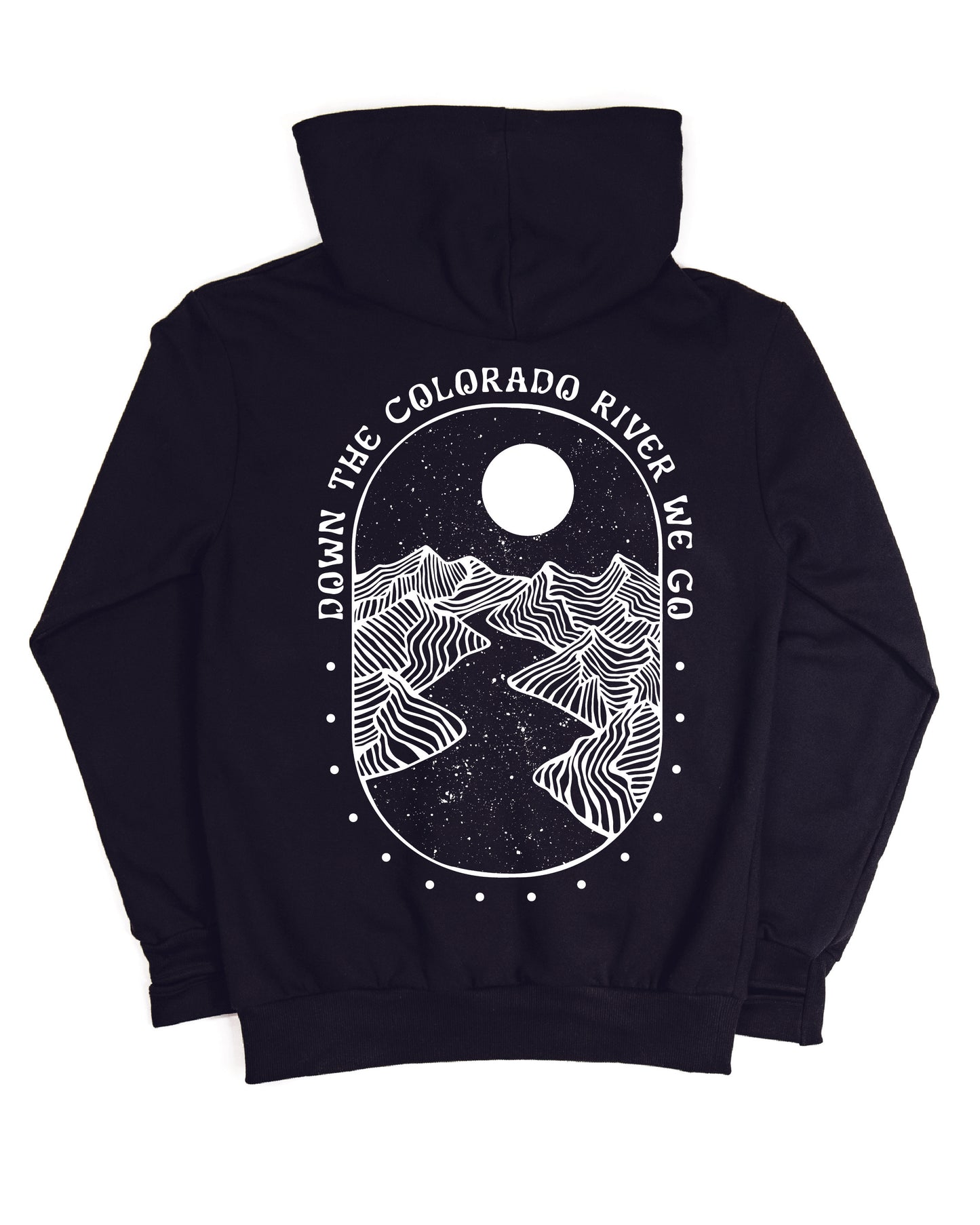 Down The Colorado River We Go Cowl Neck Hoodie