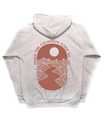 Down The Colorado River We Go Aussie Hoodie