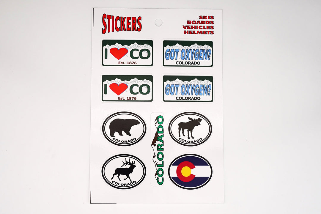 Colorado Animals Sticker Pack