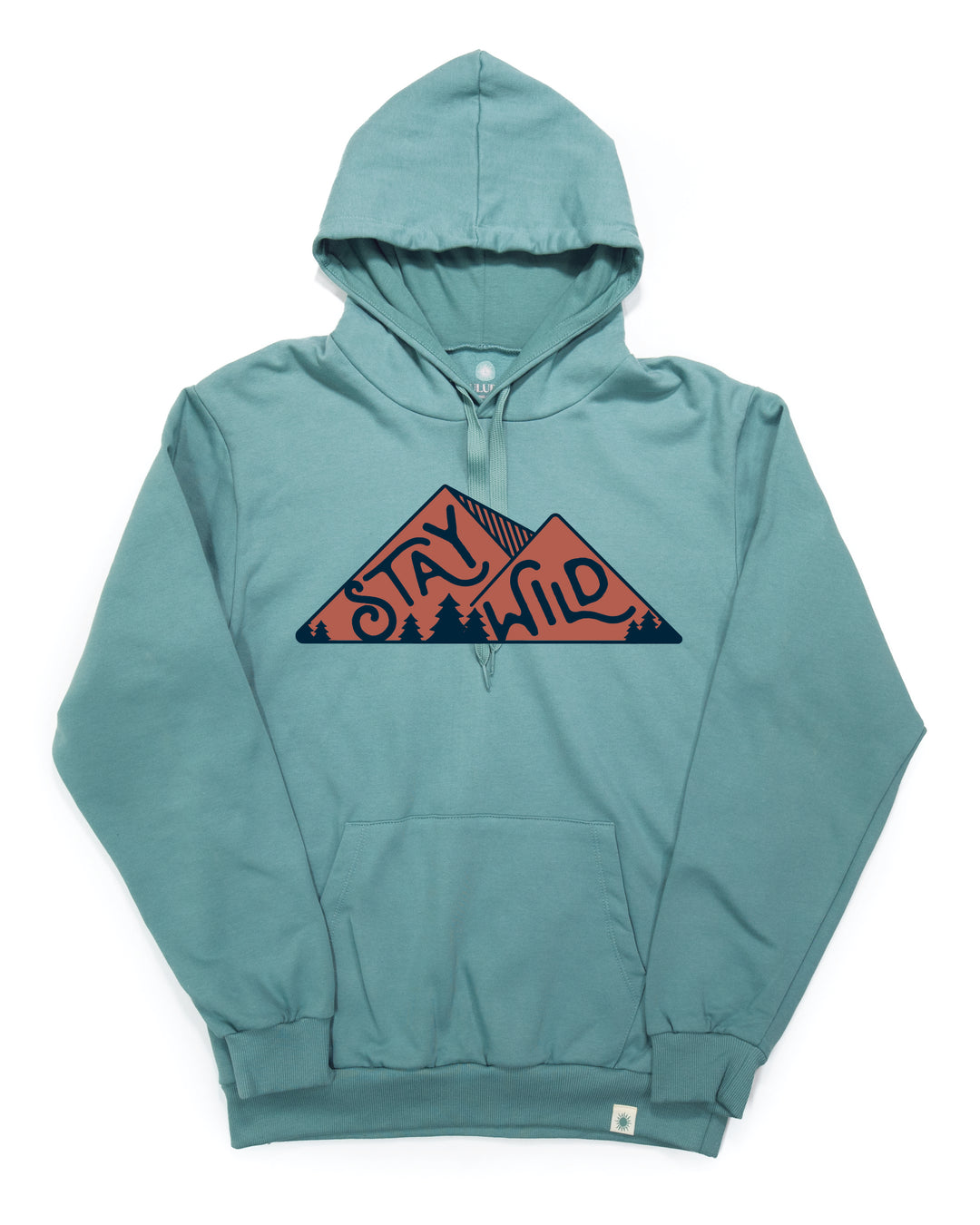 Stay Wild Teal Classic Hoodie