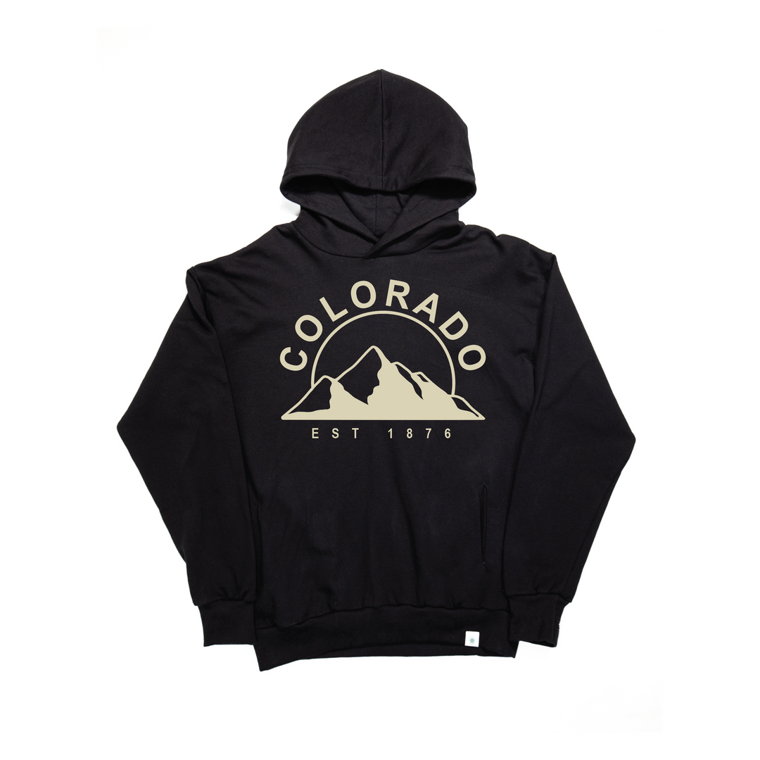 Colorado Halo Mountain Black Classic Hoodie