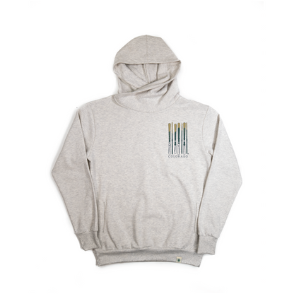 Vintage Skis Colorado Oatmeal Classic Hoodie