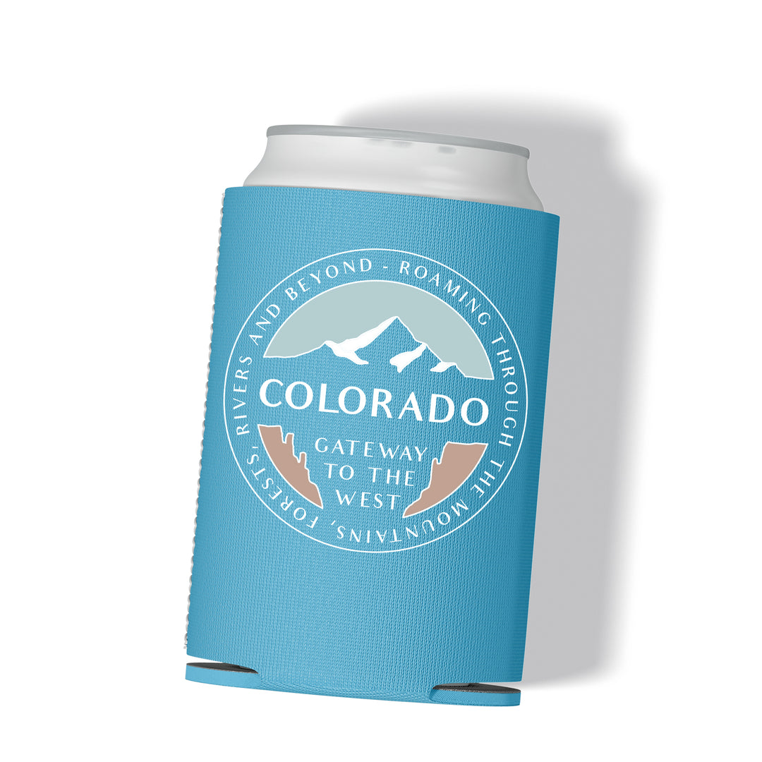 Gateway To The West Colorado Can Cooler