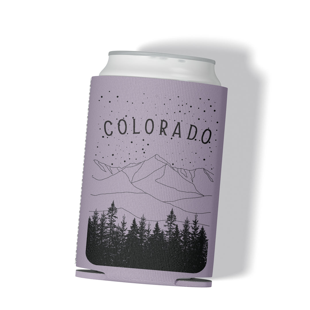 Starry Night Colorado Can Cooler