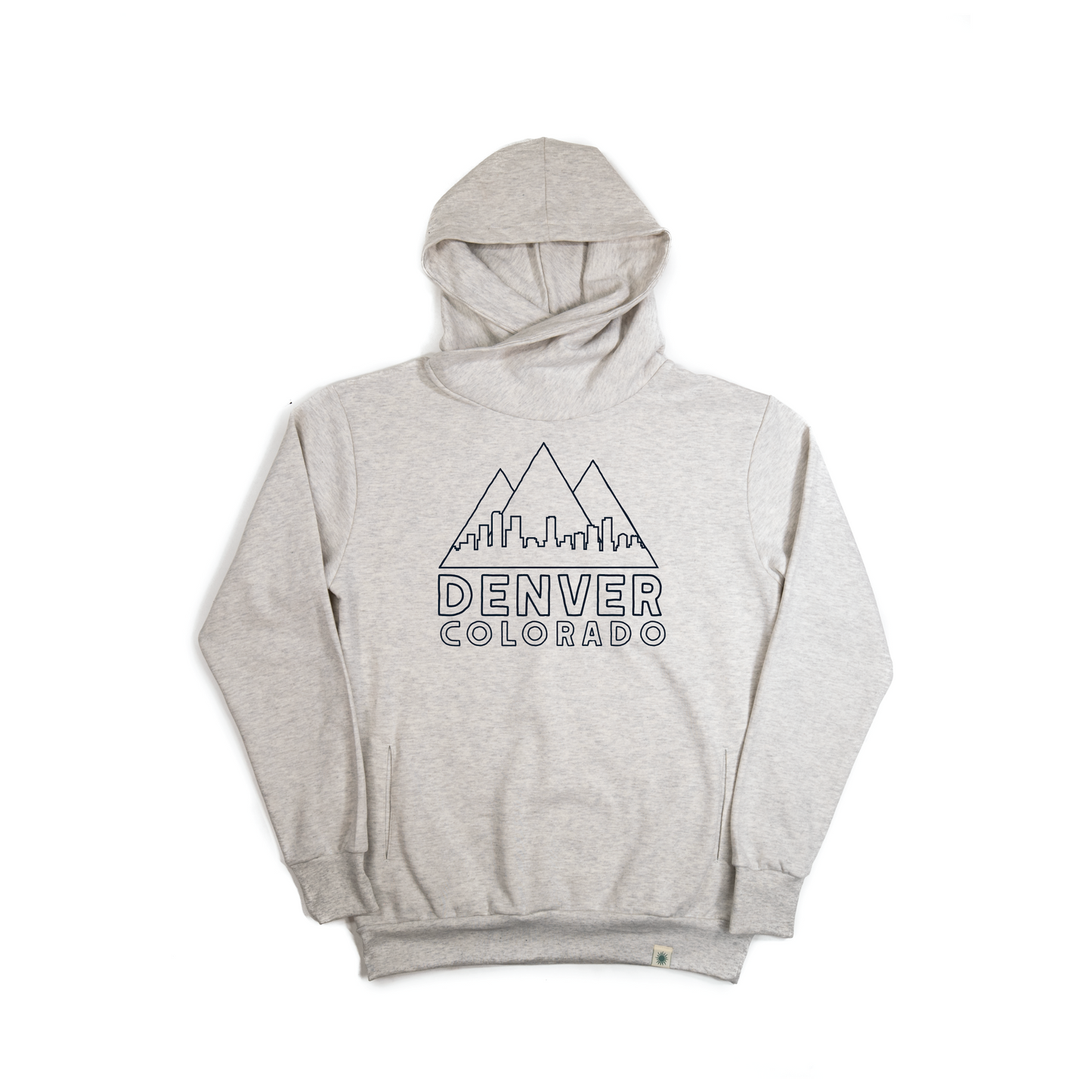 Triangle Denver Cowl Neck Hoodie