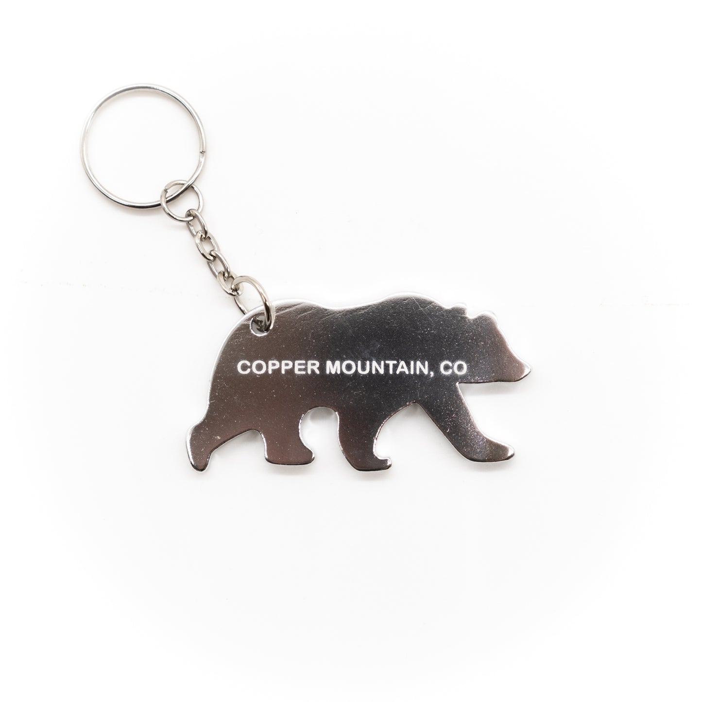 Copper Mountain Bear Keychain with Bottle Opener