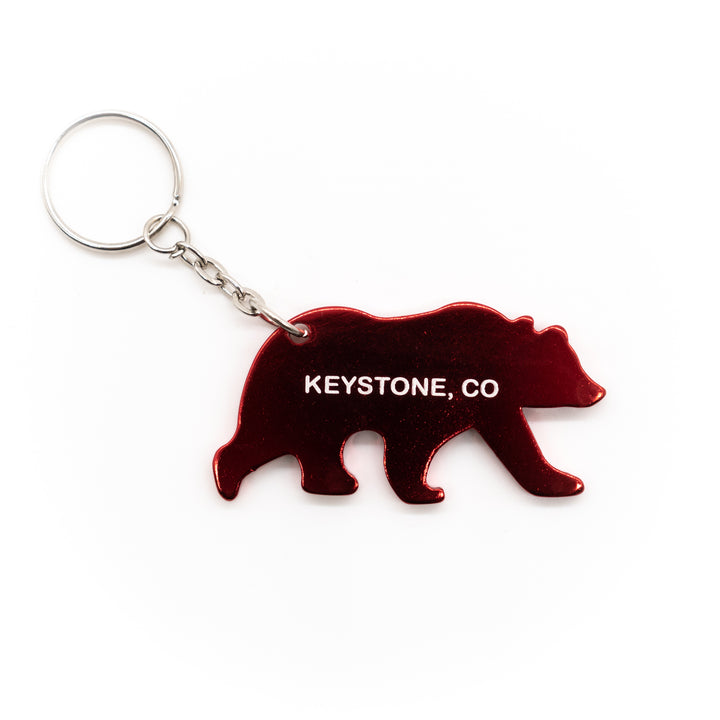 Keystone Bear Keychain with Bottle Opener