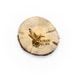 Colorado Hummingbird Wood Coaster